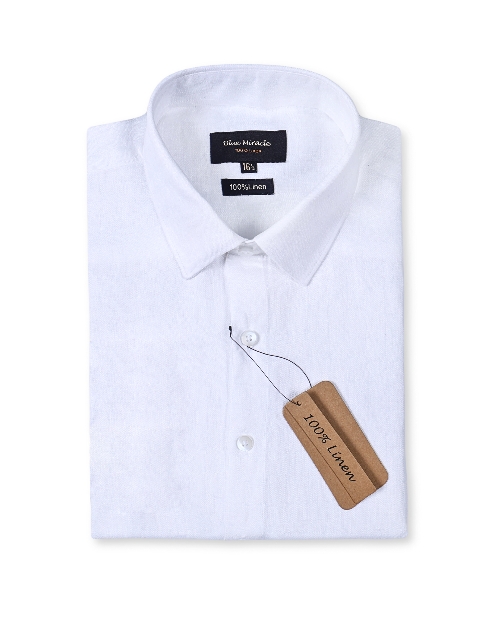100% Linen fabric made from European yarn formal shirt best for your skin.