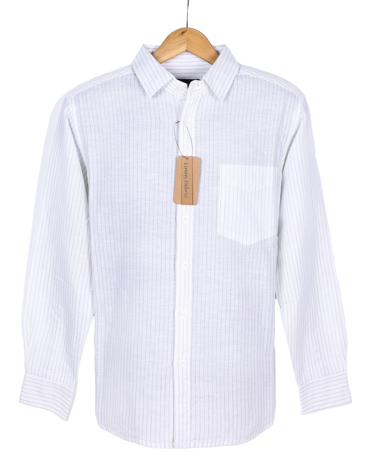 55% Linen 45% Cotton fabric In casual fit shirt with very soft finish best for your skin. Available in Long Sleeves & Shorts Sleeves