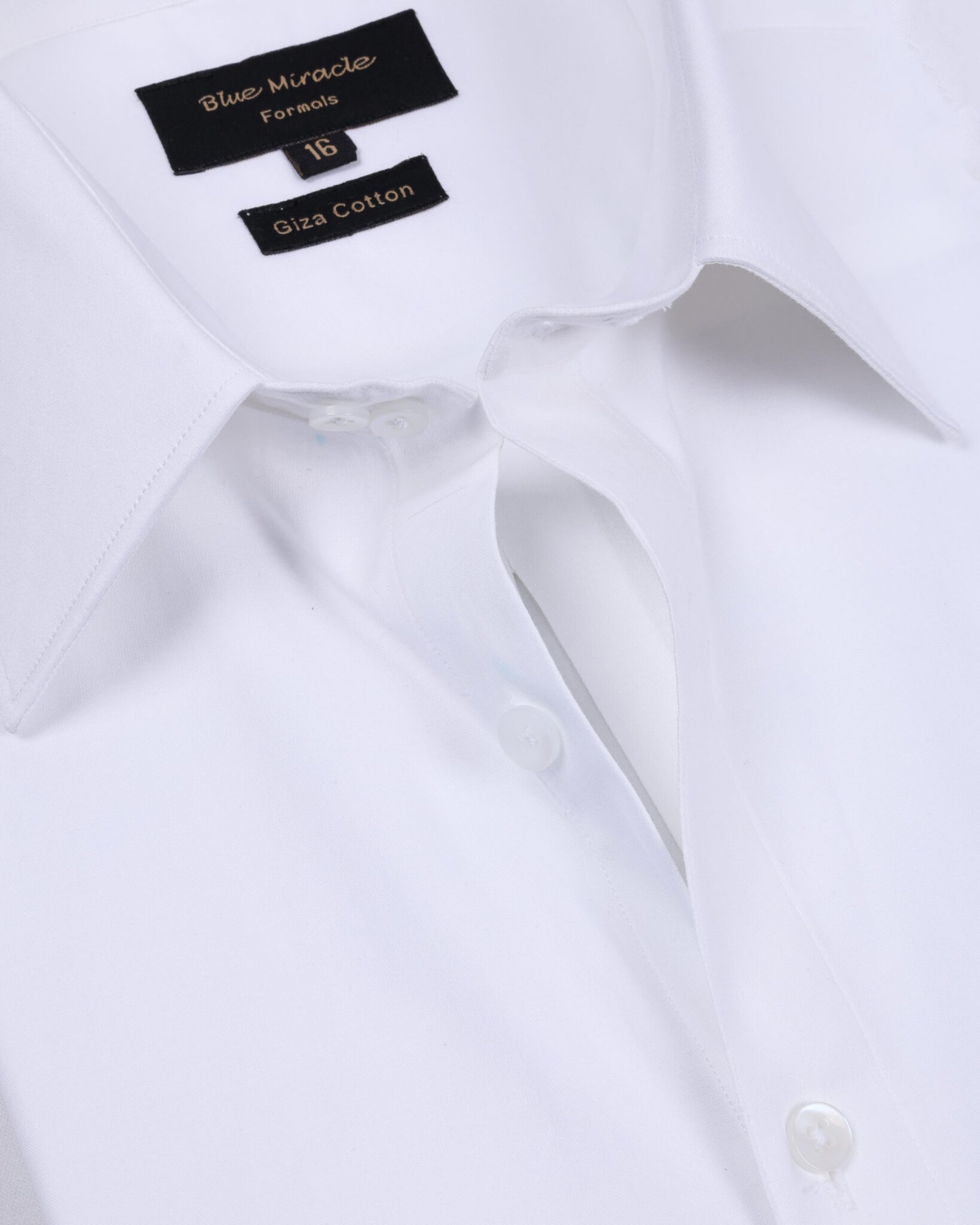 98% Cotton 2% Elastane silky finish fabric shirt with added stretch for comfort.